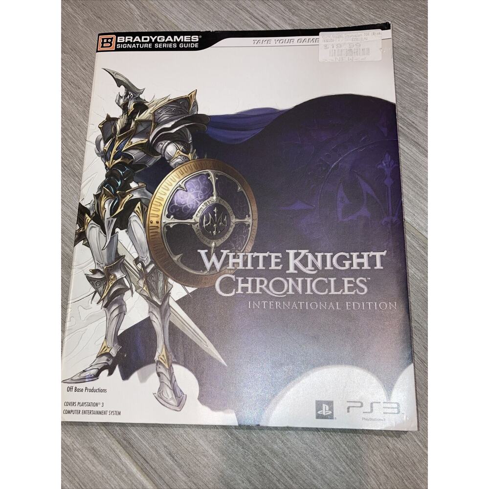 WHITE KNIGHT CHRONICLES INTERNATIONAL ED BRADY GAMES OFFICIAL STRATEGY GUIDE PS3